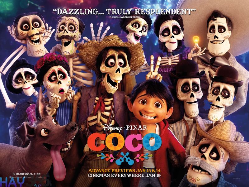 Coco là phim hoạt hình nhận giải thưởng Oscar cho hoạt hình hay nhất