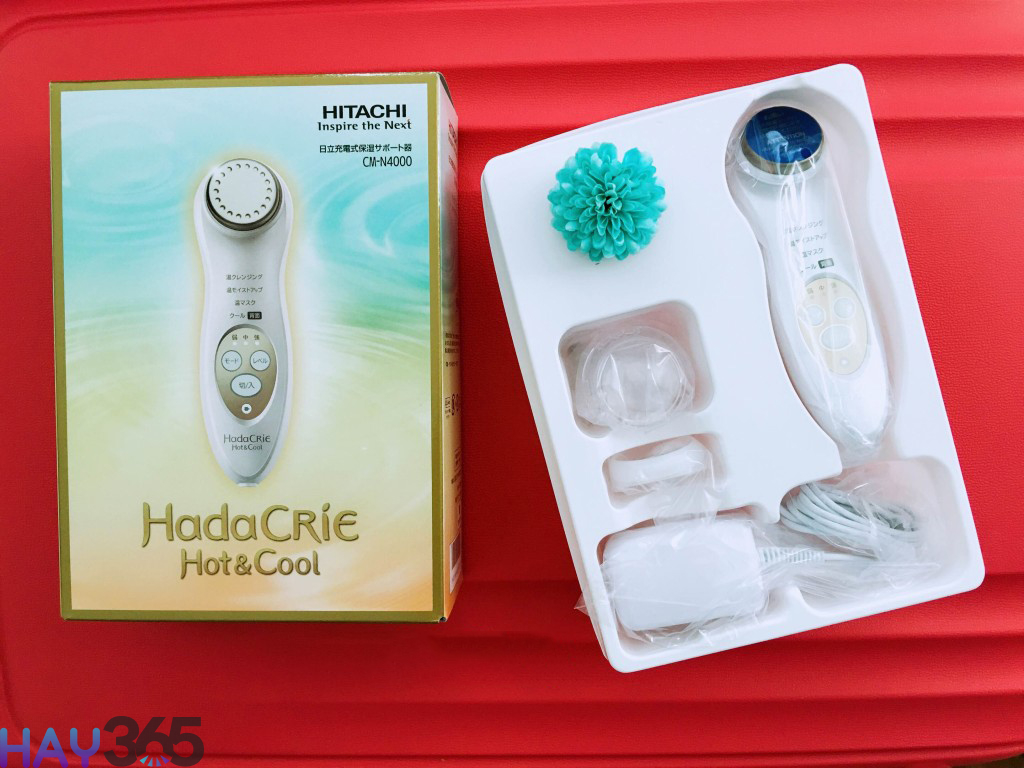 Hada Crie N4000 là máy rửa mặt cao cấp từ hãng Hitachi Nhật Bản