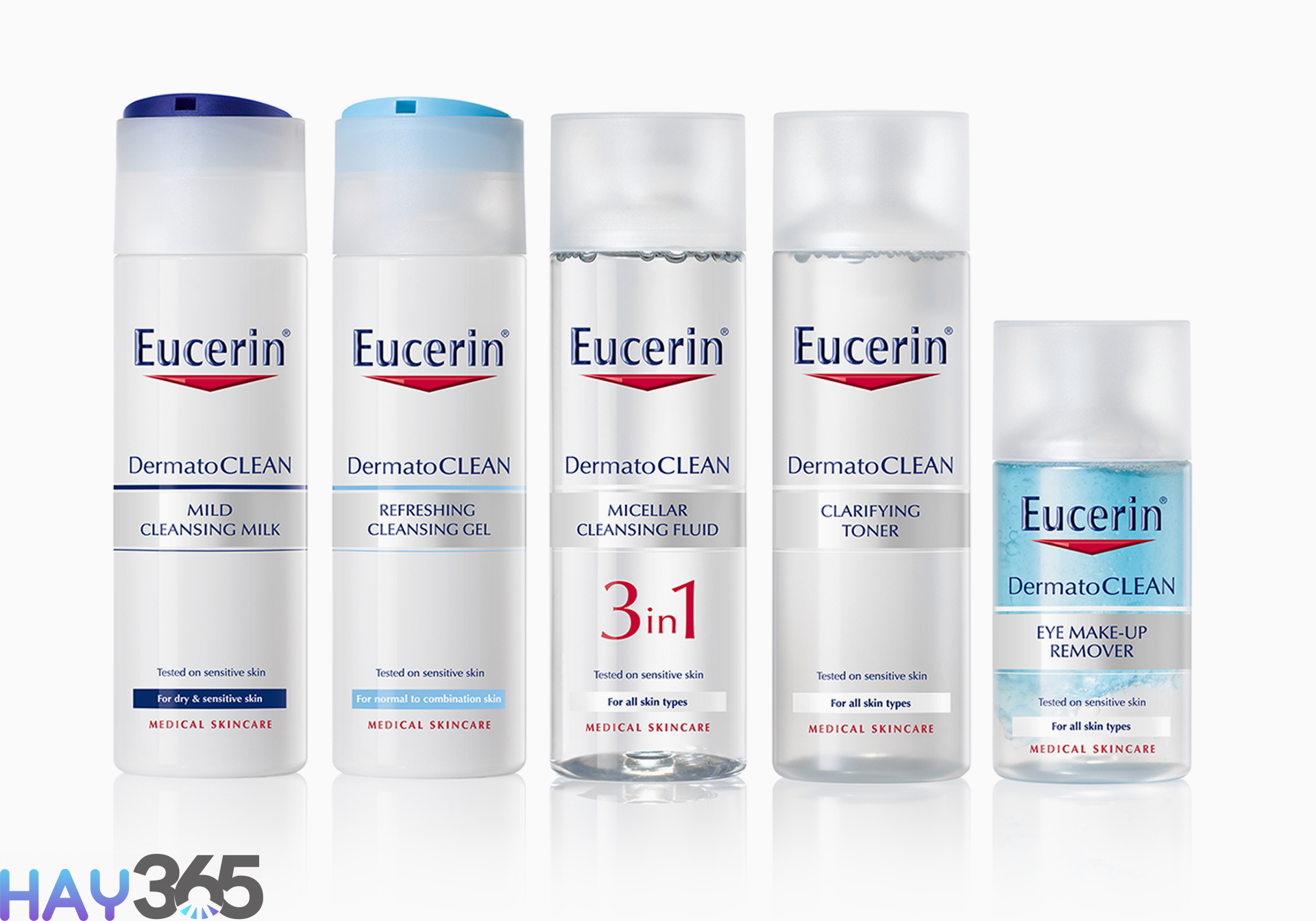 Sữa rửa mặt Eucerin dịu nhẹ, làm sạch sâu và cải thiện các vấn đề da đang gặp phải